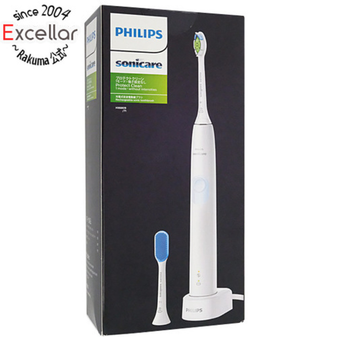 PHILIPS　電動歯ブラシ　ソニッケアー プロテクトクリーン　HX6809/71　ホワイトライトブルー　未使用ソニッケアープロテクトクリーン