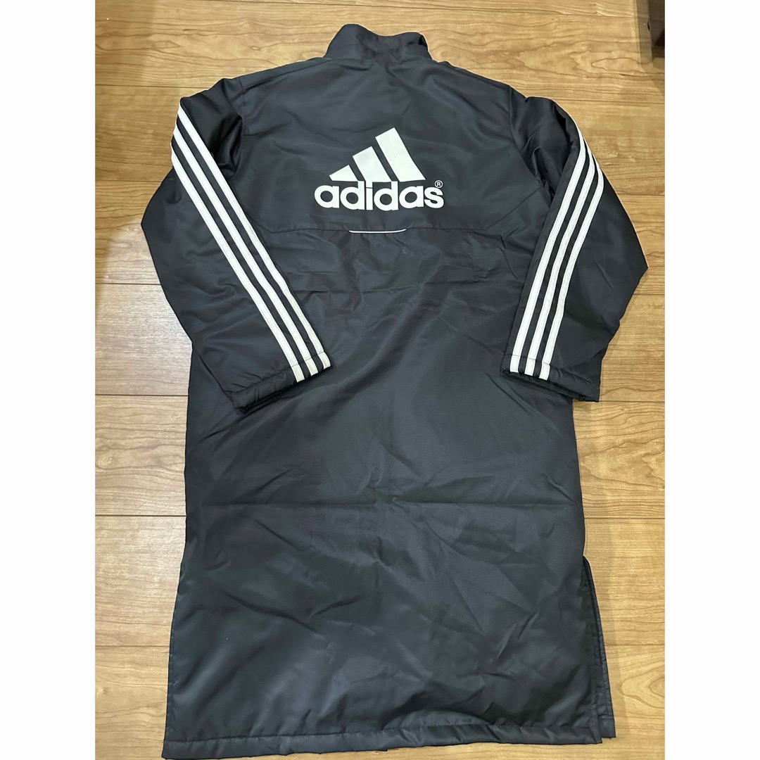 adidas(アディダス)のアディダス　ベンチコート　キッズ　ジュニア　140 フードなし キッズ/ベビー/マタニティのキッズ服男の子用(90cm~)(コート)の商品写真