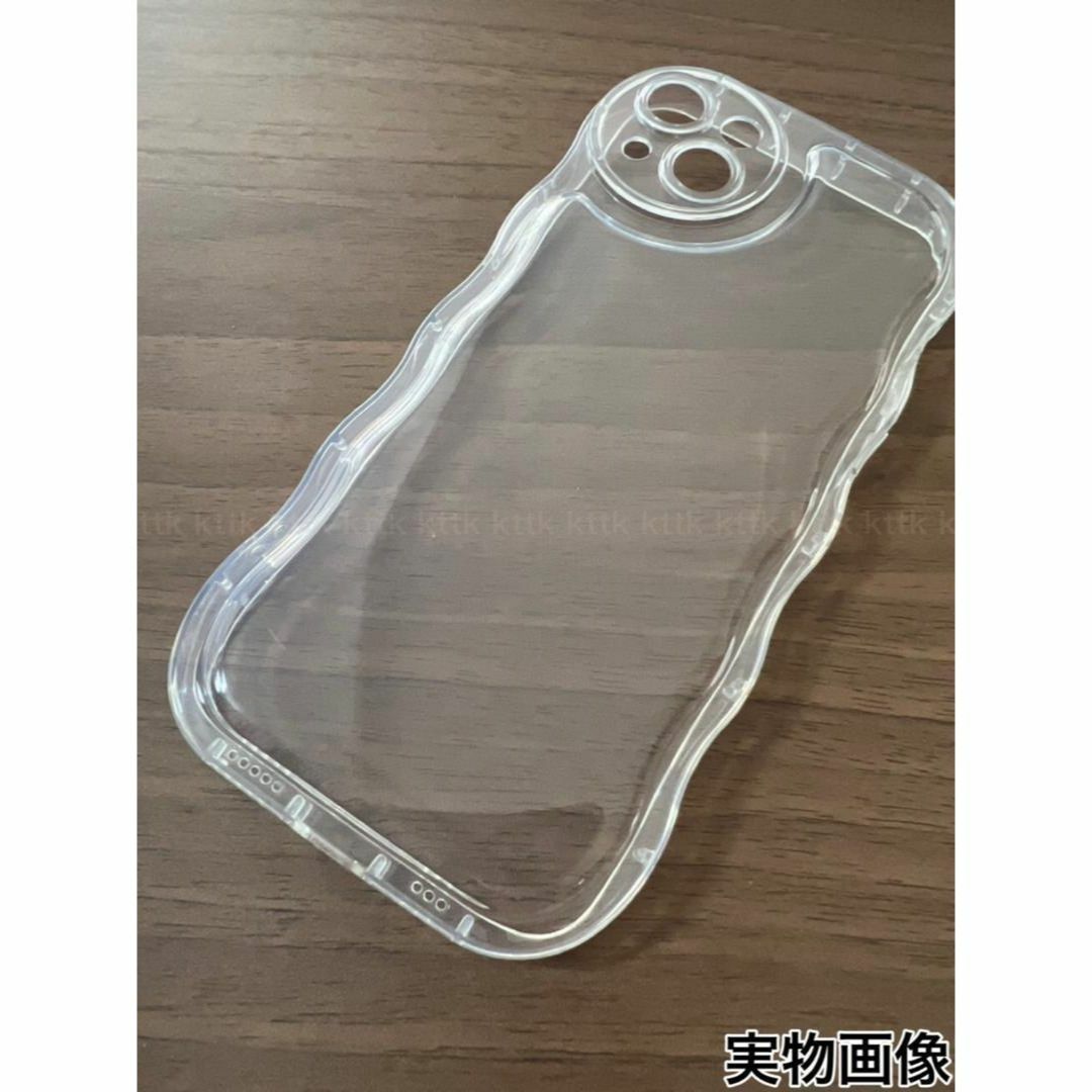 iPhone14PLUS クリア ケース 透明 ぷくぷく プリ アクスタ スマホ/家電/カメラのスマホアクセサリー(iPhoneケース)の商品写真