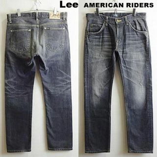 リー(Lee)のLee　アメリカンライダース　W85cm　タイトストレートデニム　グレー　日本製(デニム/ジーンズ)