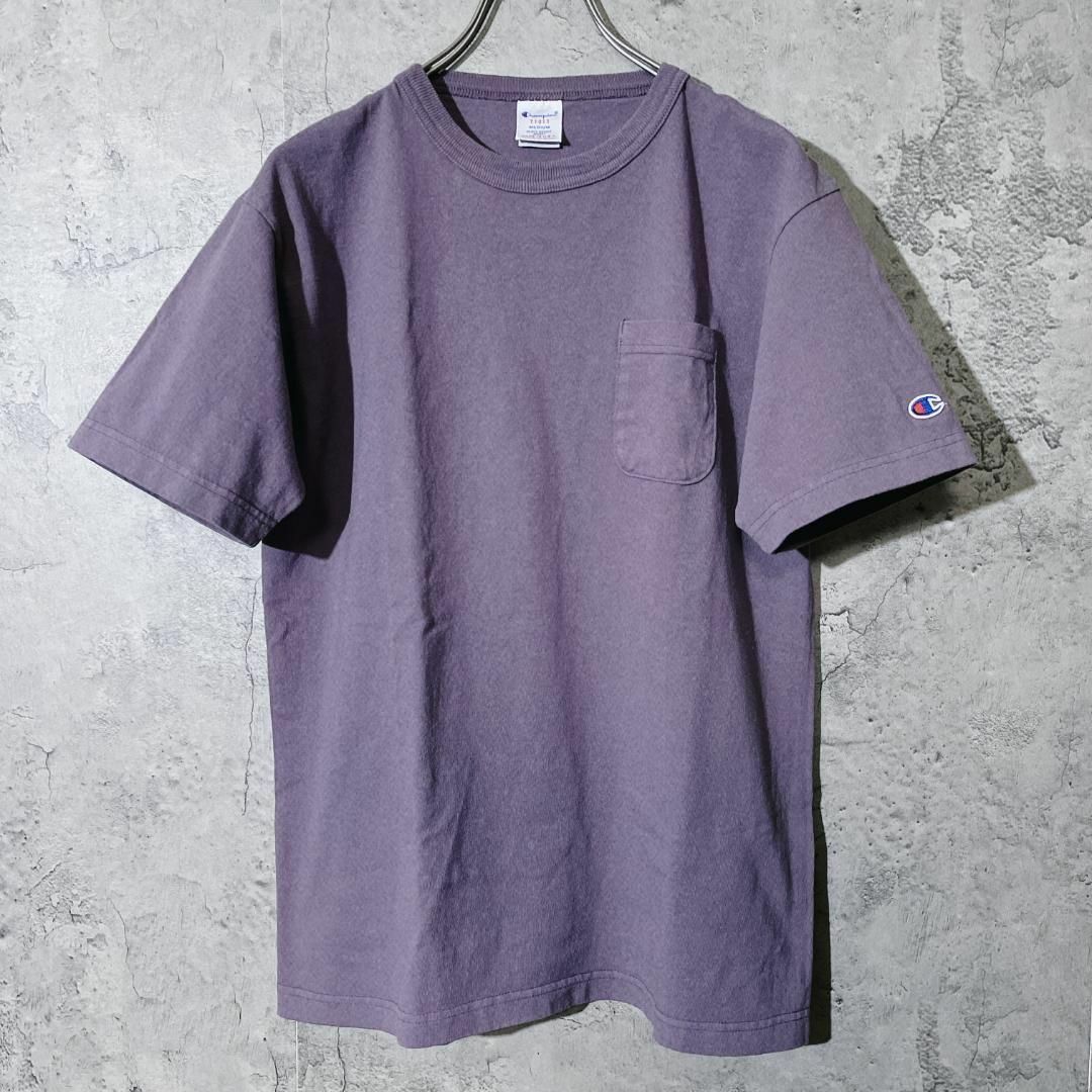 Champion(チャンピオン)の【パープル ❣】Champion チャンピオン Tシャツ 半袖 トップス M メンズのトップス(Tシャツ/カットソー(半袖/袖なし))の商品写真