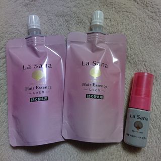 ラサーナ(LaSana)のラサーナ 海藻ヘアエッセンス しっとり 70ml×2pc 詰替(トリートメント)