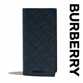 BURBERRY - 新品 箱付き バーバリー 長財布 財布 メンズ マフラー