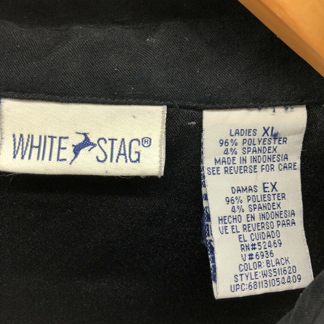 古着 WHITE STAG 長袖 フェイクスエードシャツ レディースXL /eaa398510 レディースのトップス(シャツ/ブラウス(長袖/七分))の商品写真