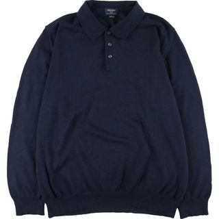 ブルックスブラザース(Brooks Brothers)の古着 ブルックスブラザーズ Brooks Brothers 346 ポロニットセーター メンズXL /eaa405941(ニット/セーター)