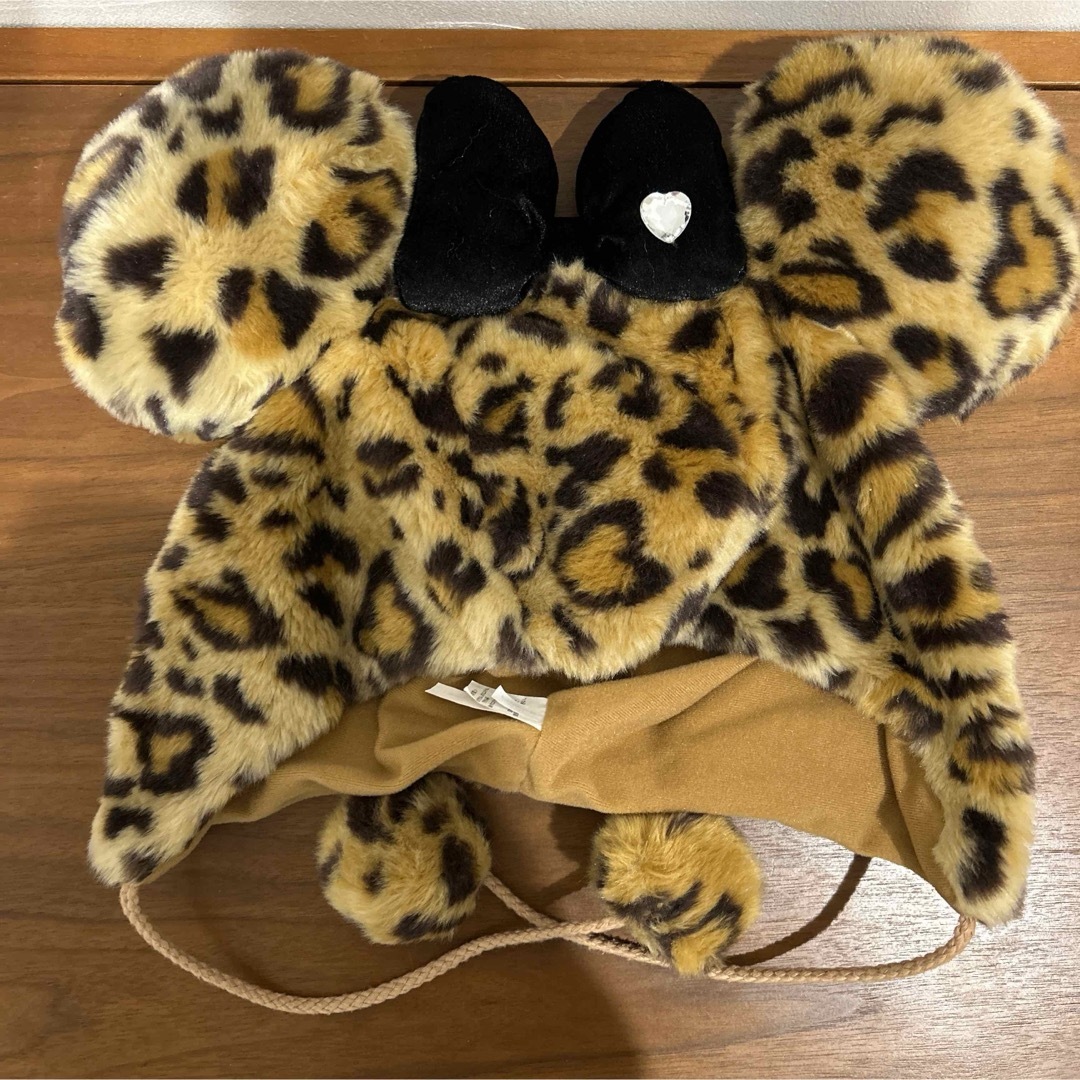 ディズニー 数え切れ ミニー ファンキャップ ヒョウ柄 ブラウン ディズニー 数え切れ ミニー ファンキャップ ヒョウ柄 ブラウン