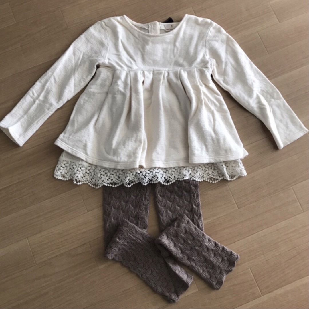 petit main(プティマイン)のプティマイン　130    セット キッズ/ベビー/マタニティのキッズ服女の子用(90cm~)(Tシャツ/カットソー)の商品写真