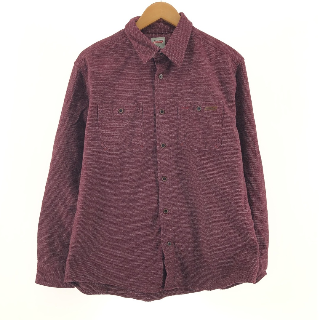 Dickies(ディッキーズ)の古着 ディッキーズ Dickies 長袖 コットンシャツ メンズL /eaa397673 メンズのトップス(シャツ)の商品写真