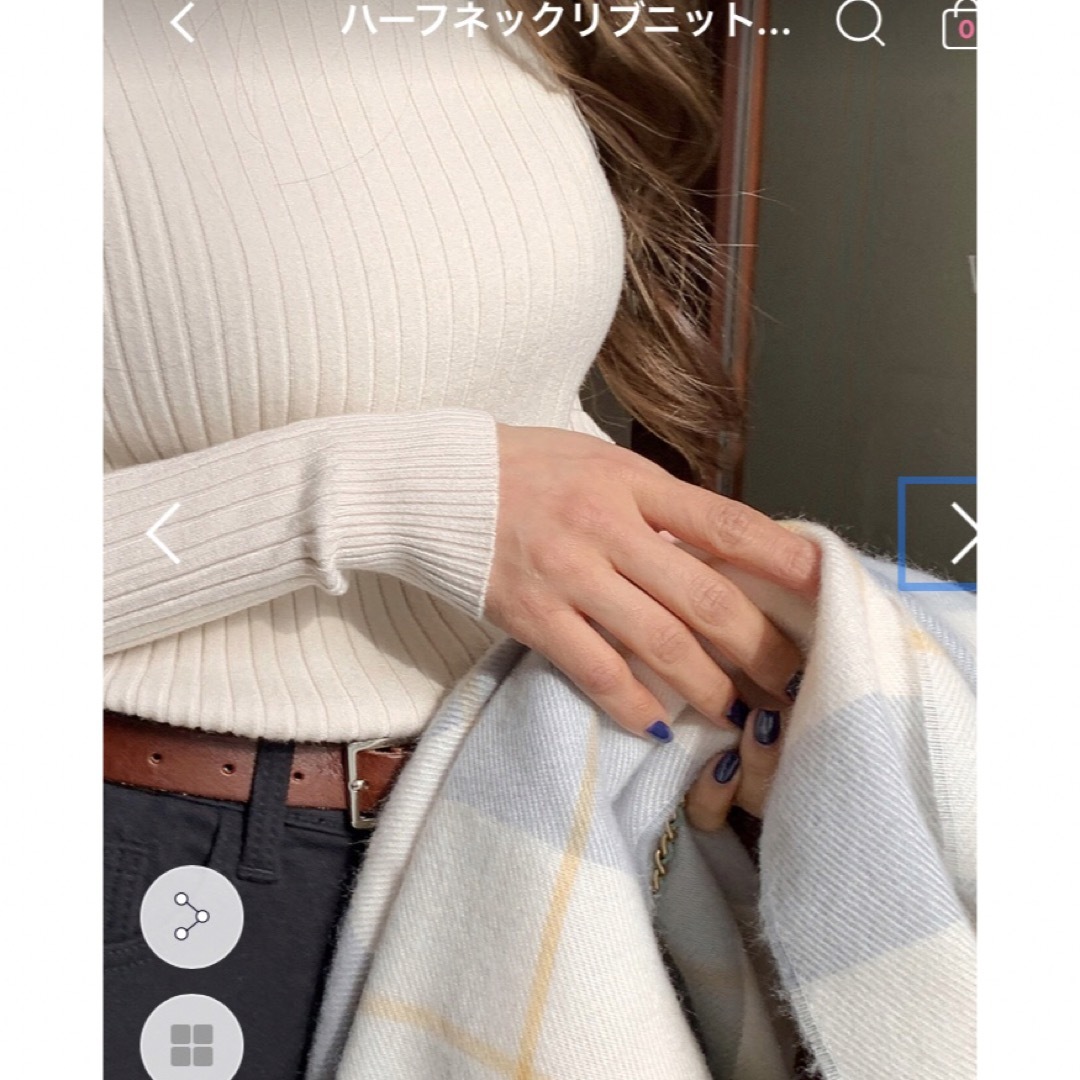 dholic(ディーホリック)のdholic リブニット レディースのトップス(ニット/セーター)の商品写真