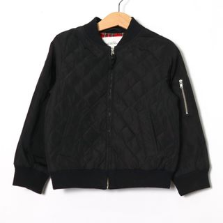 ユナイテッドアローズ(UNITED ARROWS)のユナイテッドアローズ ミリタリージャケット MA-1 キルティングジャケット キッズ 男の子用 115サイズ ブラック UNITED ARROWS(ジャケット/上着)