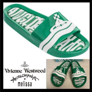 ヴィヴィアンウエストウッド(Vivienne Westwood)の【SDP様専用】新品未使用 vivienne x melissa ロゴサンダル(サンダル)