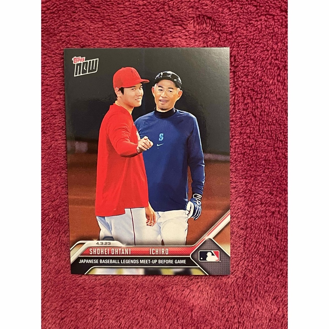 専用商品　topps now 大谷翔平　2023年＃45、2022年＃436 エンタメ/ホビーのトレーディングカード(シングルカード)の商品写真