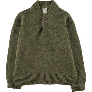 エルエルビーン(L.L.Bean)の古着 エルエルビーン L.L.Bean ラムウールニットセーター メンズL /eaa407031(ニット/セーター)