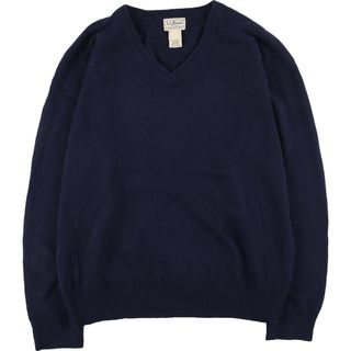 エルエルビーン(L.L.Bean)の古着 エルエルビーン L.L.Bean ラムウールニットセーター メンズM /eaa407033(ニット/セーター)