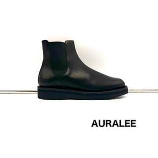 オーラリー(AURALEE)のAURALEE オーラリー サイドゴアブーツ ビブラムソール ブラック 27cm(ブーツ)