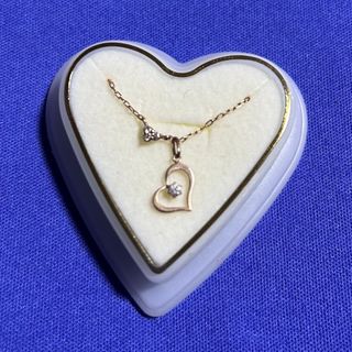 ジュエリーツツミ(JEWELRY TSUTSUMI)の★テディ様★ジュエリーツツミ　K10 ピンクゴールド ハート ネックレス(ネックレス)