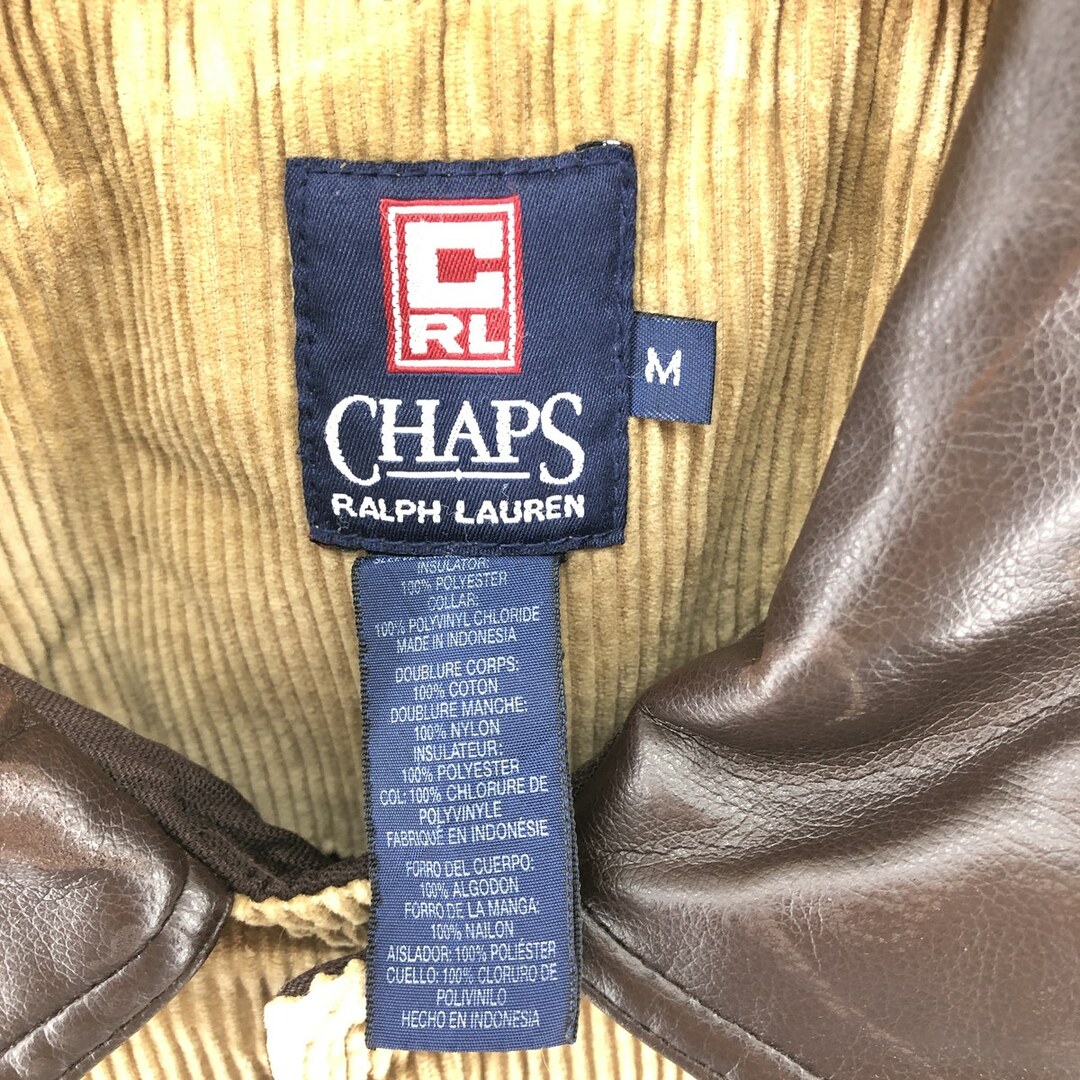 Ralph Lauren(ラルフローレン)の古着 90年代 ラルフローレン Ralph Lauren CHAPS チャップス コーデュロイジャケット メンズM ヴィンテージ /eaa393451 メンズのジャケット/アウター(Gジャン/デニムジャケット)の商品写真