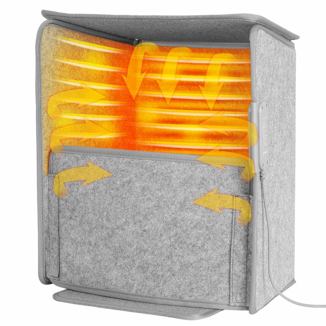 その他ZOEDO パネルヒーター 足元ヒーター デスクヒーター 電気足温器 暖房 3段