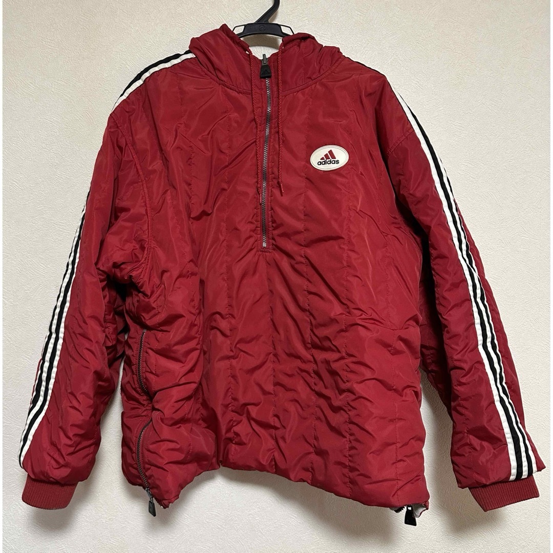 90s adidas リバーシブル　ナイロンパーカーメンズ