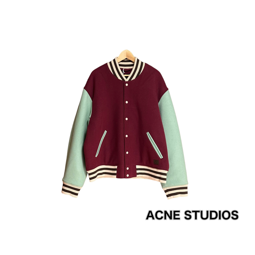 ブルゾンACNE STUDIOS アクネ スタジャン ボンバージャケット Lサイズ