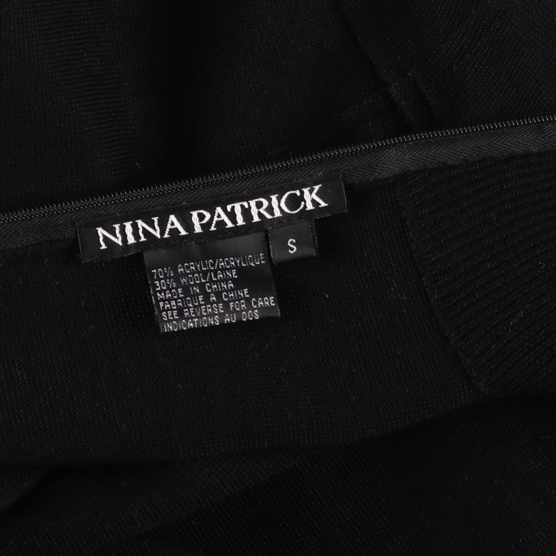 古着 NINA PATRICK ハイネック 長袖 タイトワンピース レディースS /eaa395462 レディースのワンピース(その他)の商品写真