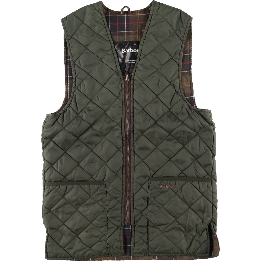 メンズS表記サイズバブアー Barbour QUILTED WAISTCOAT キルティングベスト 英国製 メンズS /eaa405284