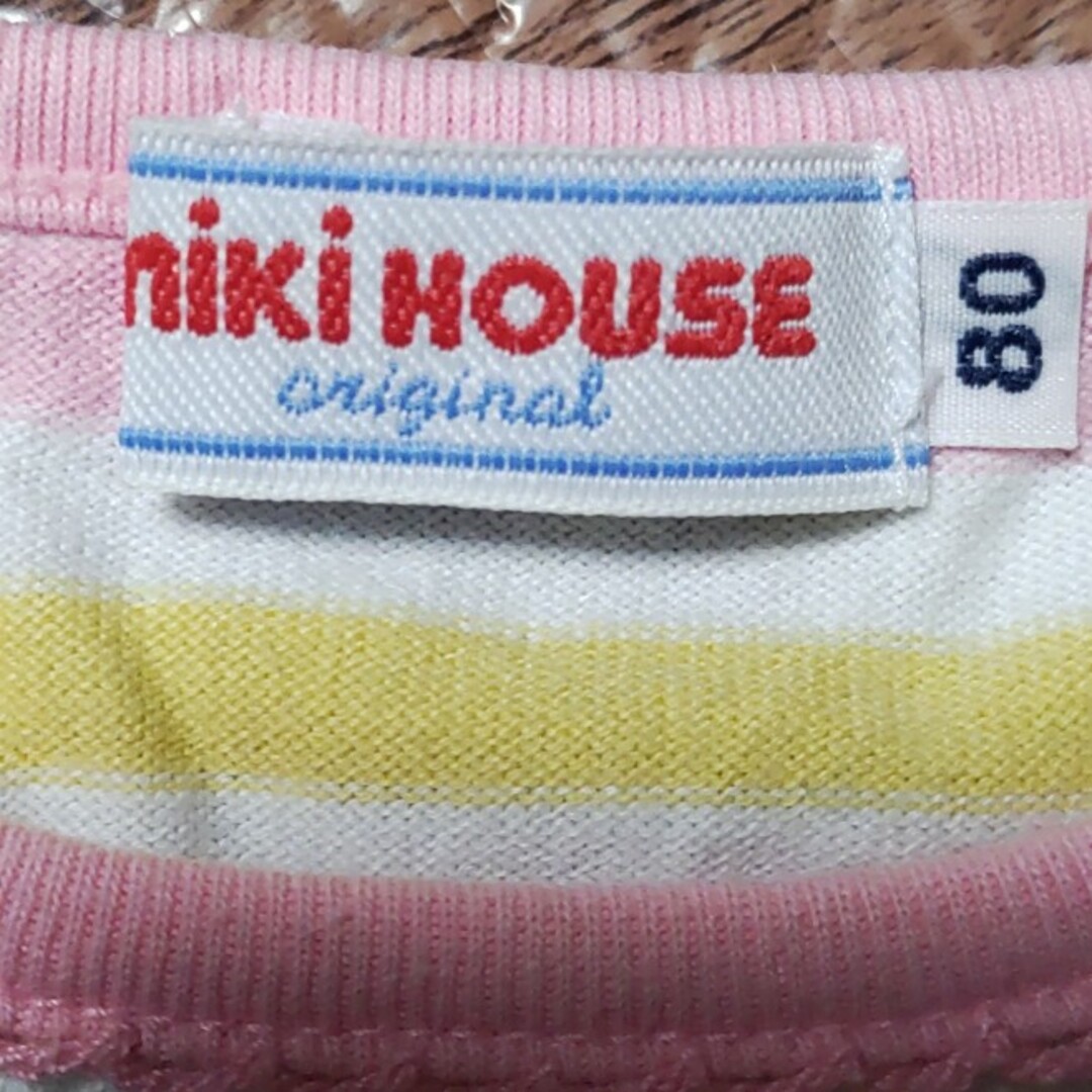 mikihouse(ミキハウス)のミキハウス　Tシャツ　80 キッズ/ベビー/マタニティのベビー服(~85cm)(Ｔシャツ)の商品写真
