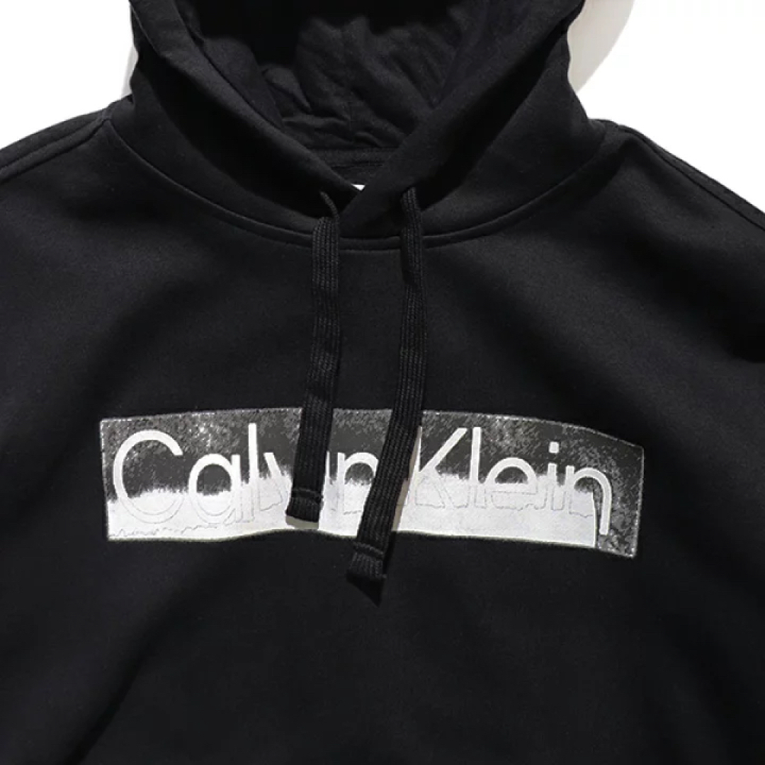 Calvin Klein(カルバンクライン)のCalvin Klein カルバンクライン　パーカー　ブラック　L メンズのトップス(パーカー)の商品写真