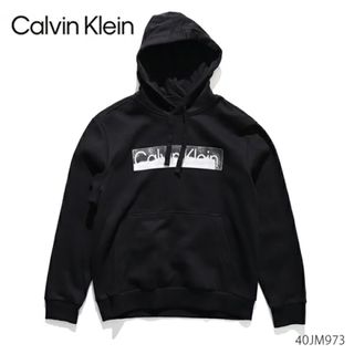 カルバンクライン(Calvin Klein)のCalvin Klein カルバンクライン　パーカー　ブラック　L(パーカー)