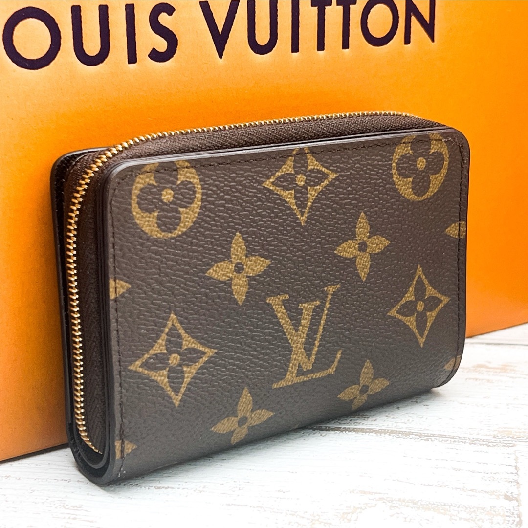展示品級美品　ルイヴィトン モノグラムリバースポルトフォイユルー 二つ折財布