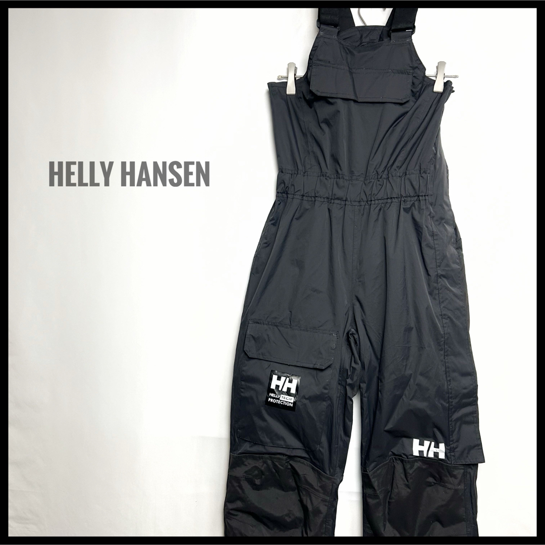 HELLY HANSEN スキー•スノボーウェア　ビブパンツ　ブラック　黒