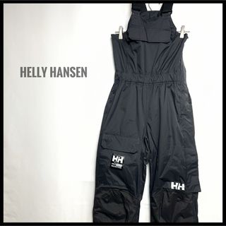 ヘリーハンセン(HELLY HANSEN)のHELLY HANSEN スキー•スノボーウェア　ビブパンツ　ブラック　黒(ウエア/装備)