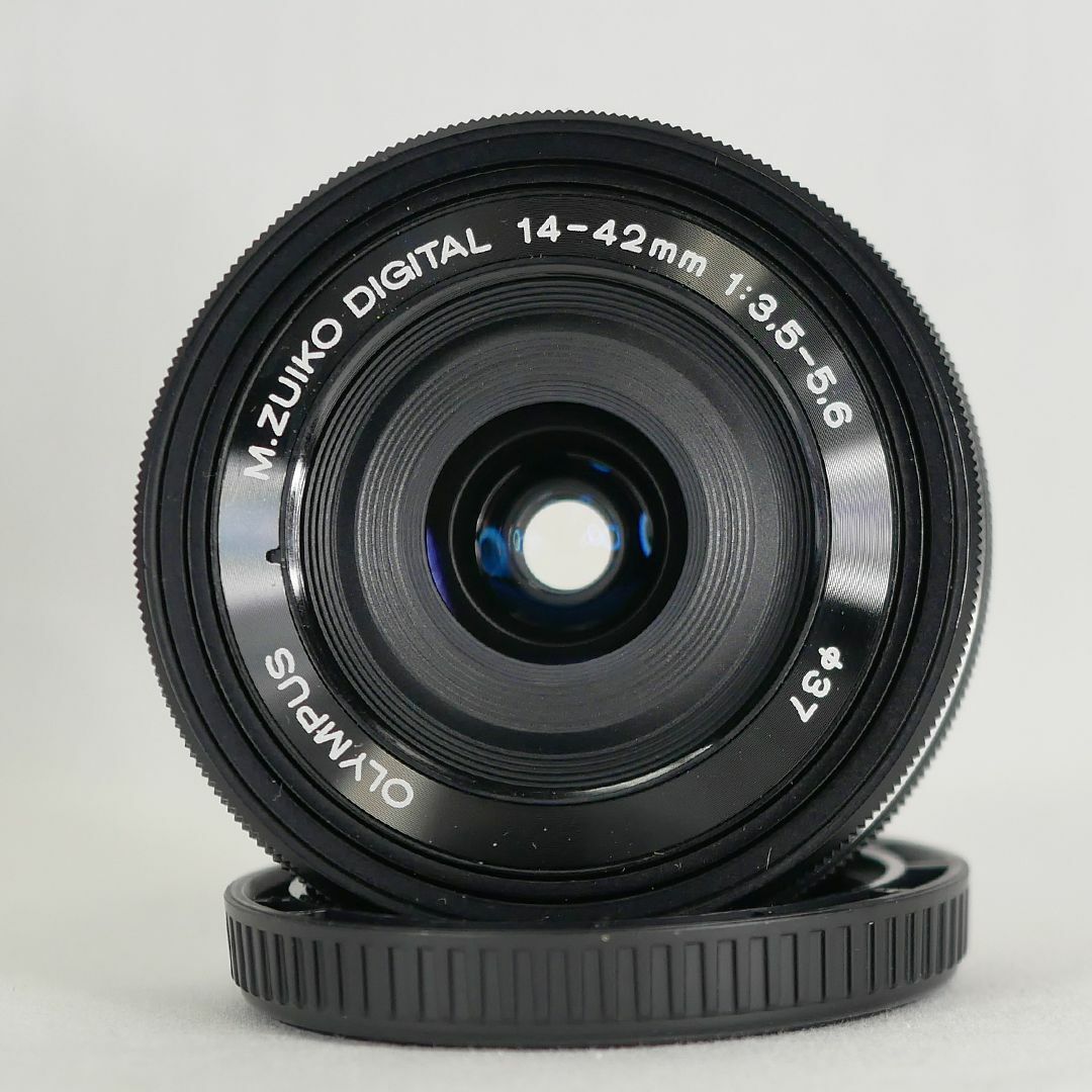 OLYMPUS - オリンパス 電動パンケーキレンズ M.ZUIKO 14-42mm ブラック