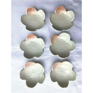 桜 小皿 豆皿 箸置き6枚セット(食器)