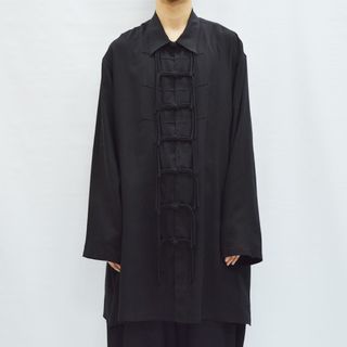 ヨウジヤマモトプールオム(Yohji Yamamoto POUR HOMME)のyohji yamamoto 22SS 釈迦釦ブラウス/チャイナシャツ(シャツ)