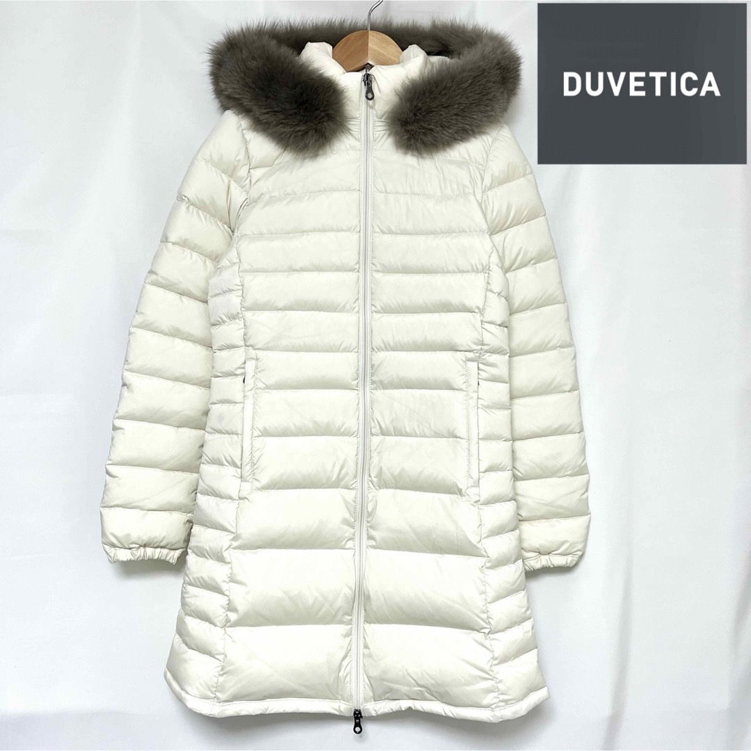 ダウンコートDUVETICA OCIROETRE 3WAY ダウンコート ホワイト 40