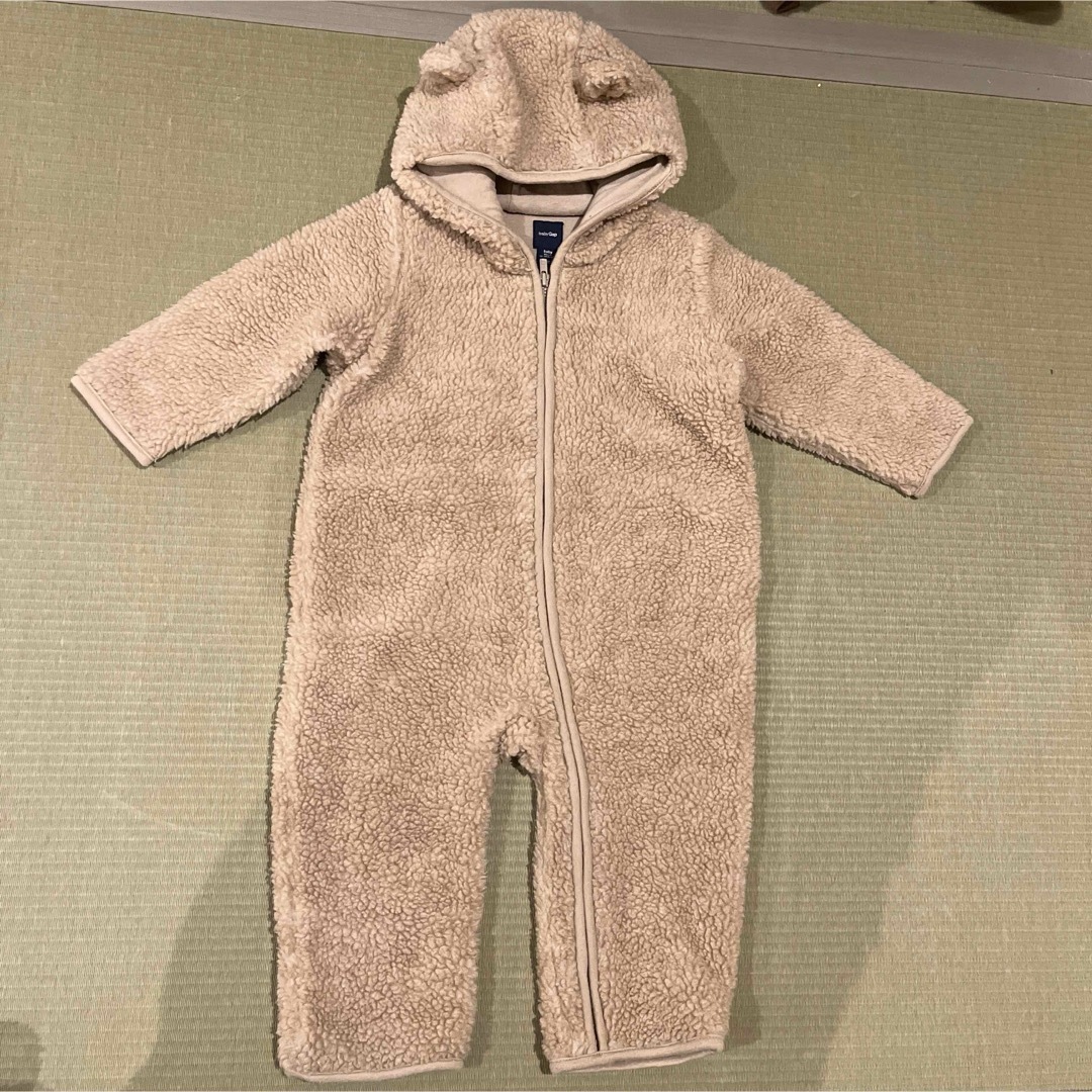 babyGAP(ベビーギャップ)のベビーGAP くま 美品 ジャンプスーツ カバーオール アウター 防寒 80 キッズ/ベビー/マタニティのベビー服(~85cm)(カバーオール)の商品写真