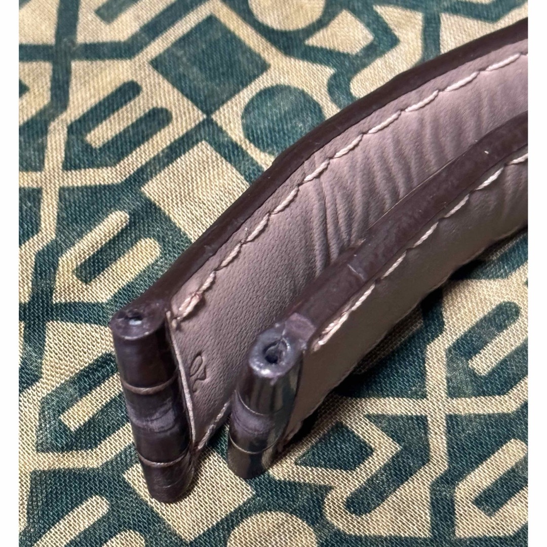 ロレックス純正尾錠付20mm ボンベ式マットクロコダイル竹符革 ロレックス純正尾錠付20mm ボンベ式マットクロコダイル竹符革