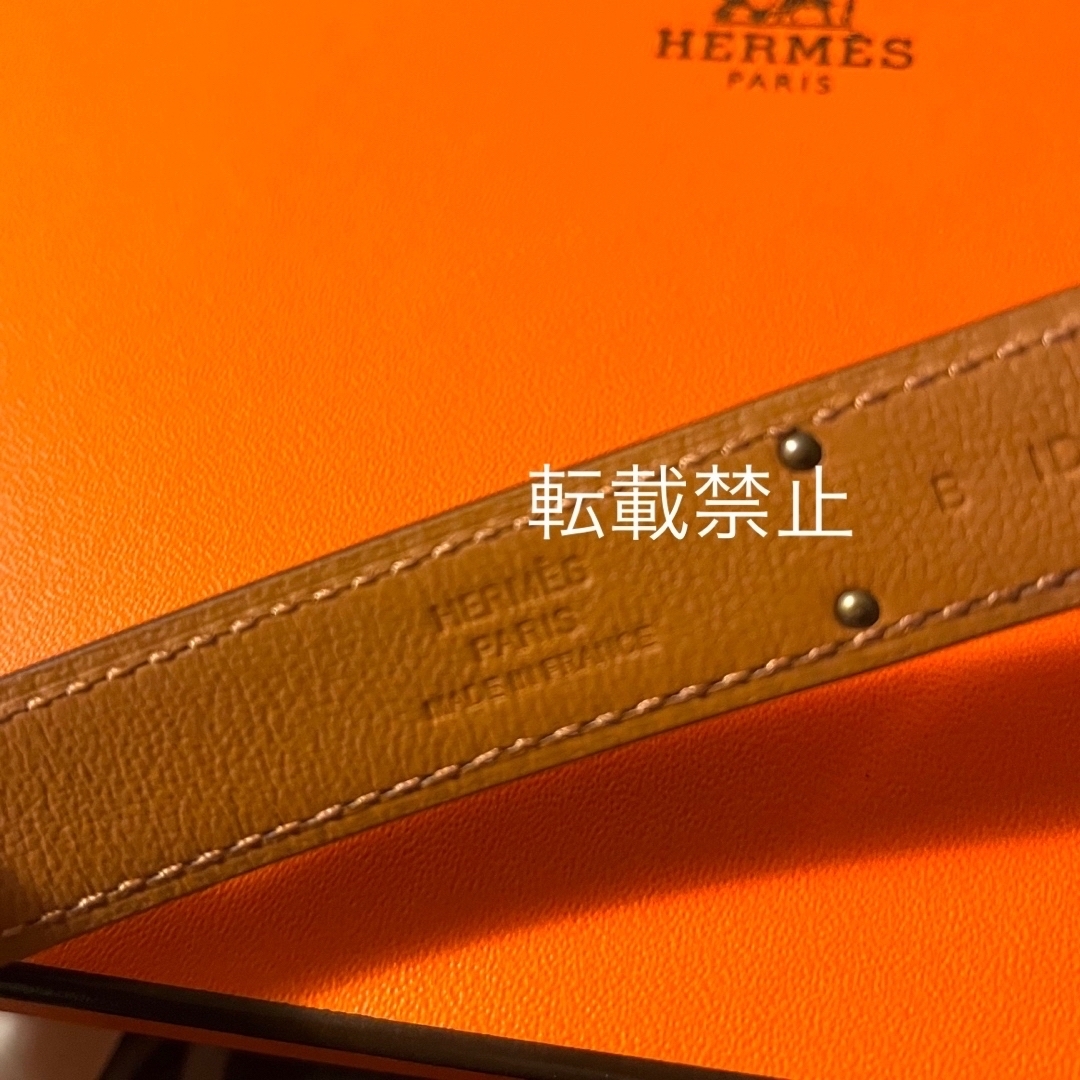 Hermes(エルメス)の【新品未使用】ケリーベルト　エトゥープ　エトープ　ローズゴールド金具　レア レディースのファッション小物(ベルト)の商品写真