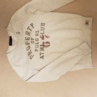 ポロラルフローレン(POLO RALPH LAUREN)のスウェット　オフホワイト(オートミール？)　ラルフローレン(スウェット)