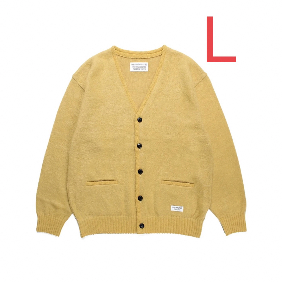 WACKO MARIA(ワコマリア)のWACKOMARIA MOHAIR KNIT CARDIGAN L メンズのトップス(カーディガン)の商品写真