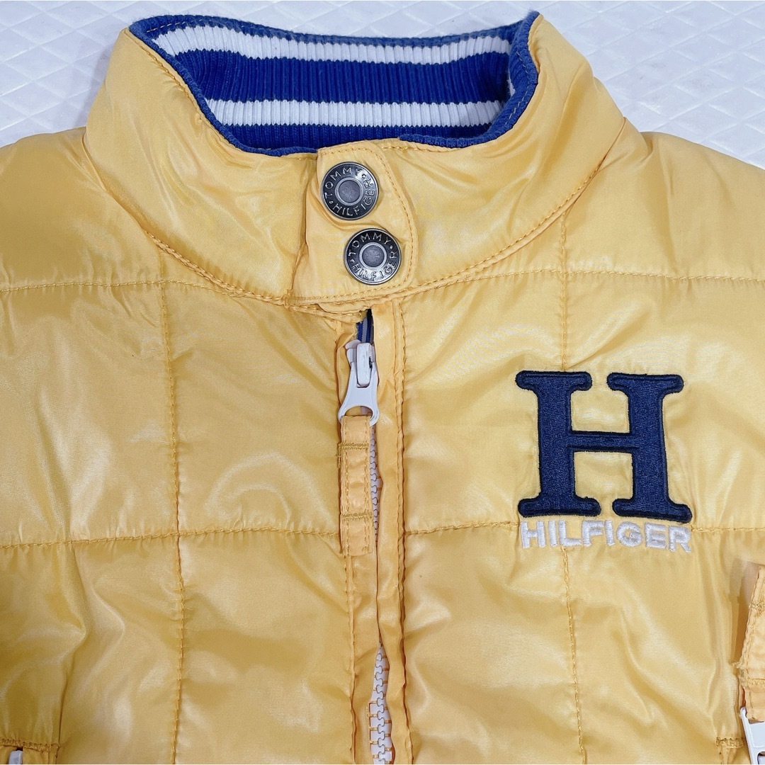 TOMMY HILFIGER(トミーヒルフィガー)の美品　Tommy HILFIGER キッズ　ダウンベスト　110 キッズ/ベビー/マタニティのキッズ服男の子用(90cm~)(ジャケット/上着)の商品写真