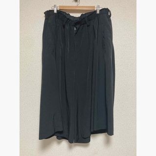 ヨウジヤマモトプールオム(Yohji Yamamoto POUR HOMME)のTUXEDO CREPE DE CHINE SKIRT HALF PANTS(スラックス)