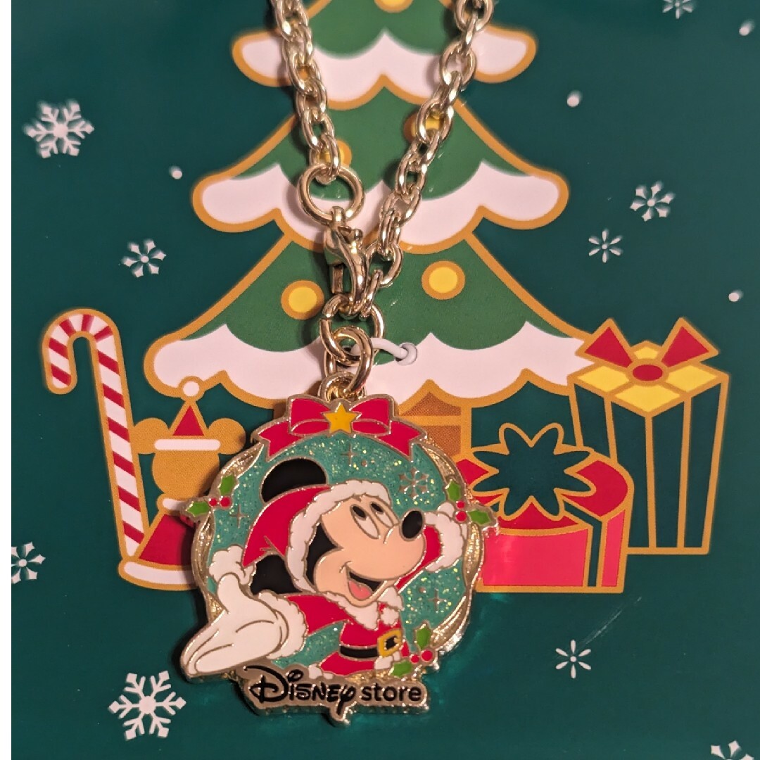 Disney(ディズニー)のミッキークリスマスチャーム エンタメ/ホビーのおもちゃ/ぬいぐるみ(キャラクターグッズ)の商品写真