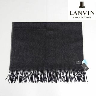 ランバンコレクション(LANVIN COLLECTION)の【新品タグ付き】ランバンコレクション カシミヤ100%リバーシブル大判ストール(ストール/パシュミナ)