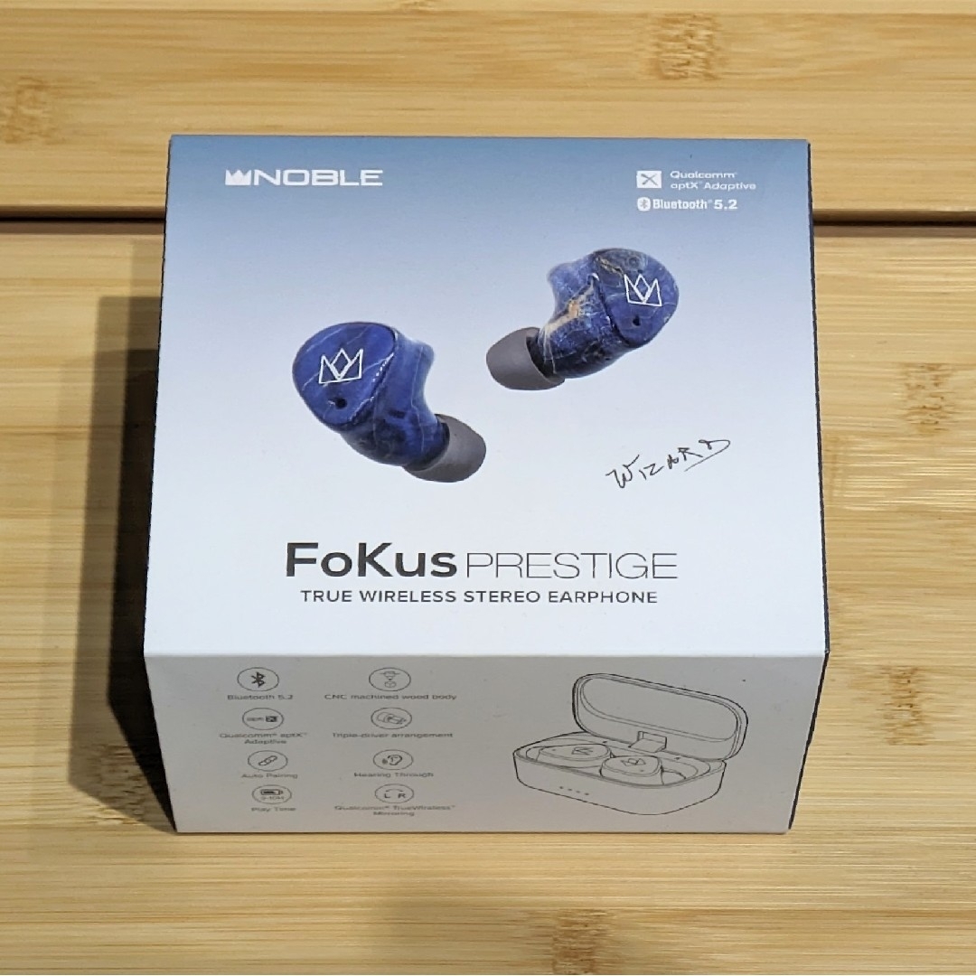 NOBLE AUDIO / FoKus Prestige 完全ワイヤレスイヤホンワイヤレスイヤホン