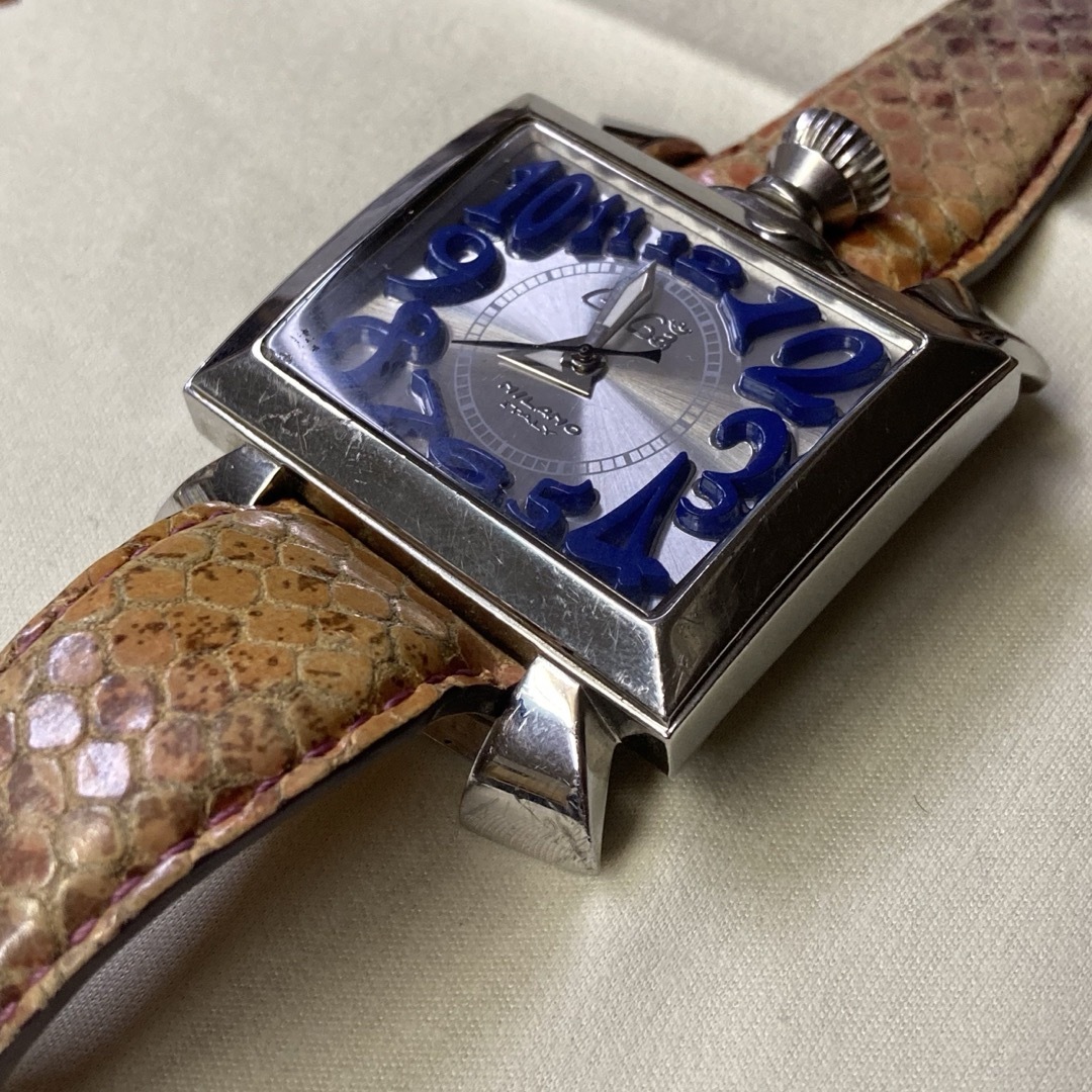 GaGa MILANO(ガガミラノ)のガガミラノ　ナポレオーネ　裏すけ　自動巻きメンズ腕時計　稼働品 メンズの時計(腕時計(アナログ))の商品写真