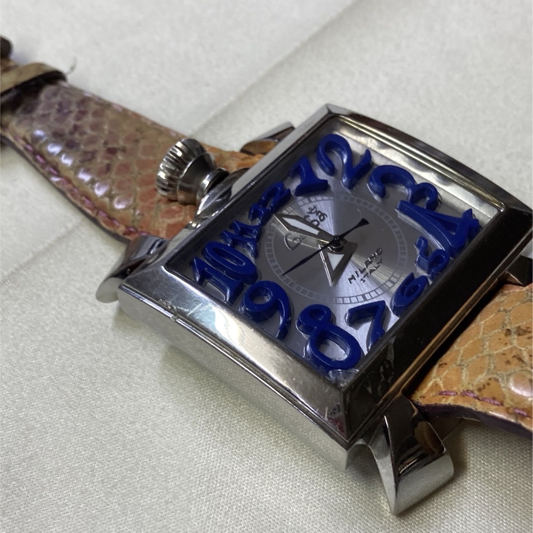 GaGa MILANO(ガガミラノ)のガガミラノ　ナポレオーネ　裏すけ　自動巻きメンズ腕時計　稼働品 メンズの時計(腕時計(アナログ))の商品写真