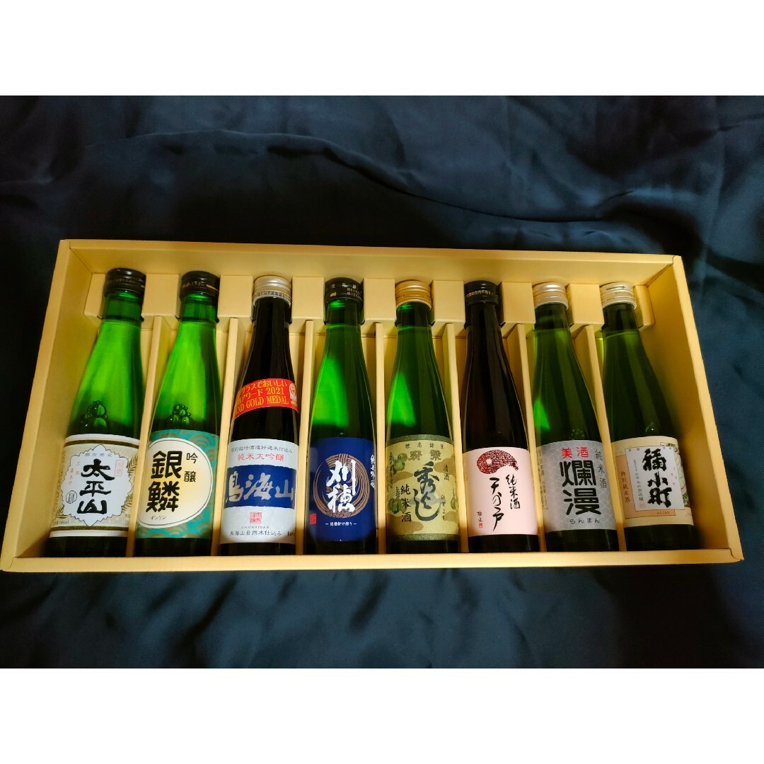 秋田日本酒呑みくらべセット① 食品/飲料/酒の酒(日本酒)の商品写真