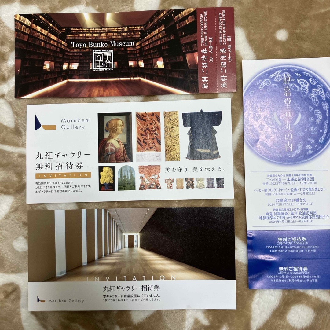 美術館 入場券4枚セット チケットの施設利用券(美術館/博物館)の商品写真